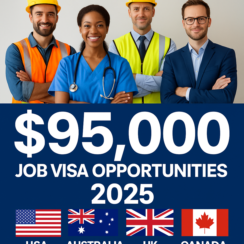 $95,000 Job Visa Opportunities 2025